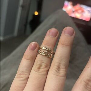 KS rose gold rings